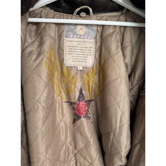 Rothco Flyer's Jacket XL B-15 Type - Picture 10 of 16